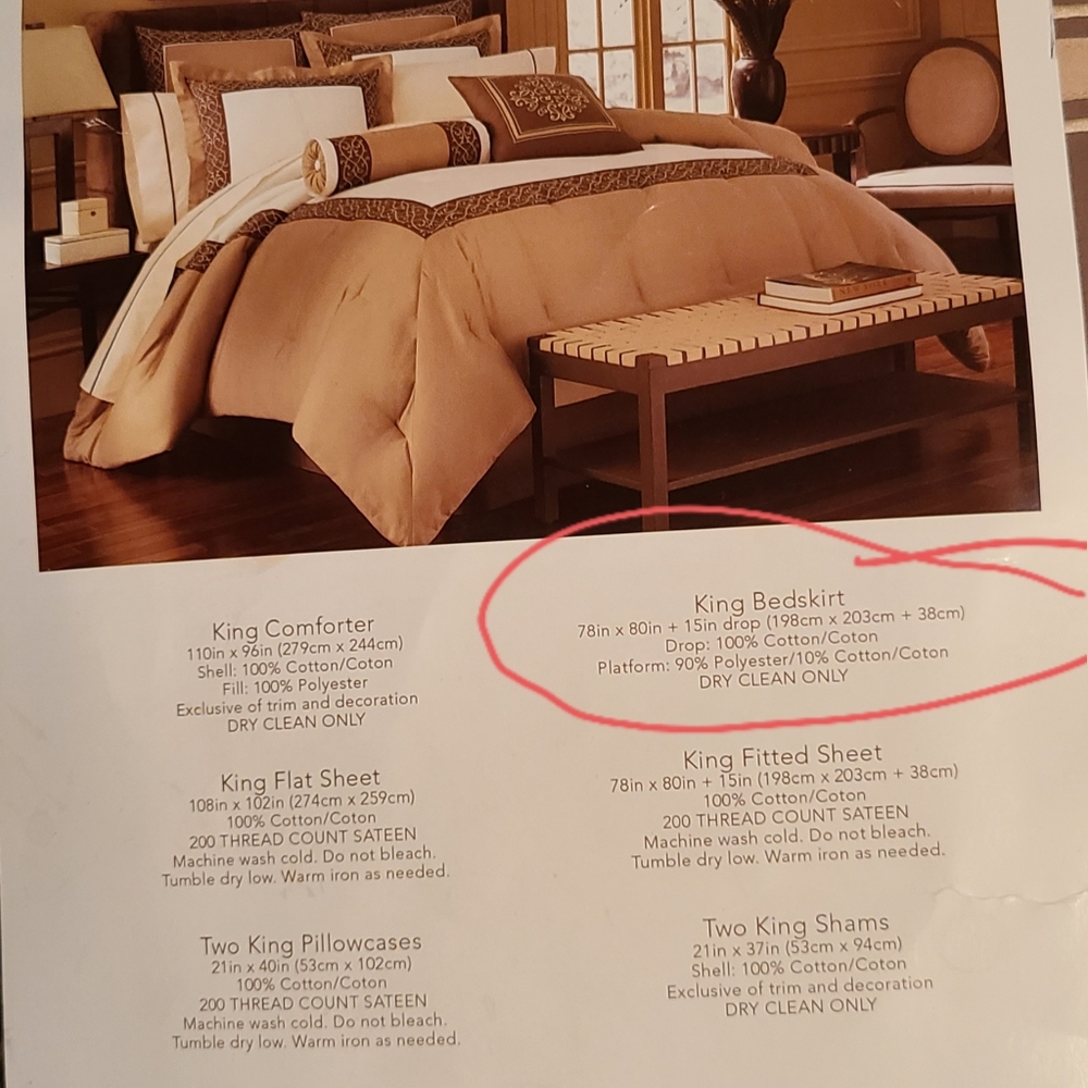 King Comforter Set by Carlton